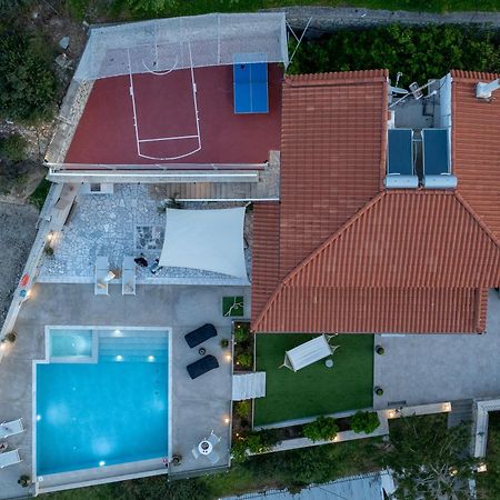 Amazing View Villa Aliki With Infinity Pool & Spa 리가리아 외부 사진